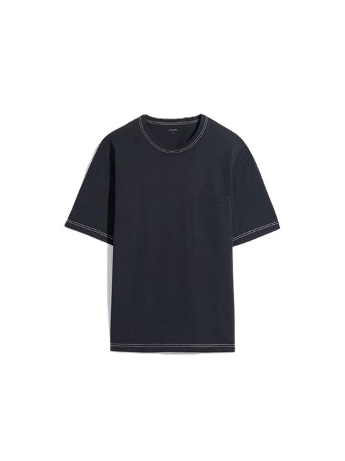 Lemaire T-SHIRT A MANICHE CORTE BOXY IN JERSEY PESANTE Lemaire | TS0010 LJ1010BR498 URCHIN